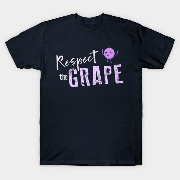 Respect the Grape T-Shirt by Jitterfly